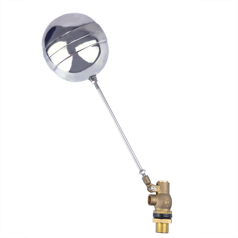 TMOK Stainless Steel Male Thread Floating Adjustable Brass Ball Float Valve for Water Tank Pump