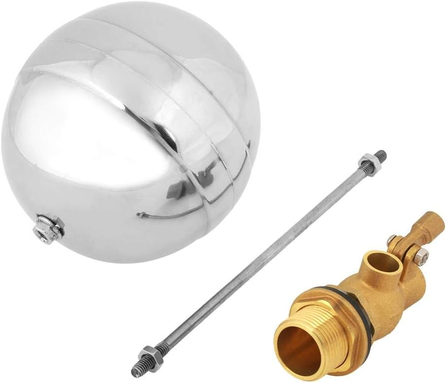 TMOK Water Tank Level Sensor Automatic Adjustable Stainless Steel Lever Control Brass  Float  Valve