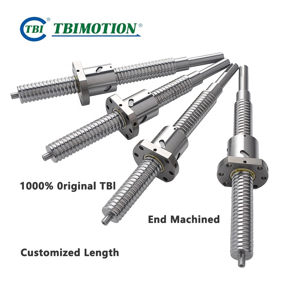 Ballscrew Factory Price Taiwan HIWIN RM1605 RM1204 Ball Screw SFU1204 1605 300 500 600 800mm 1500mm Custom CNC Ballscrew