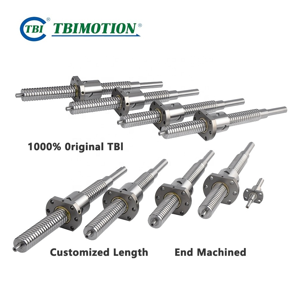 Ballscrew Factory Price Taiwan HIWIN RM1605 RM1204 Ball Screw SFU1204 1605 300 500 600 800mm 1500mm Custom CNC Ballscrew