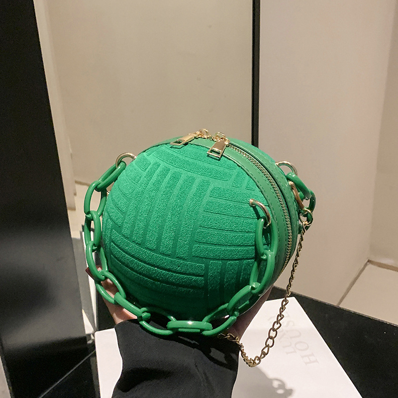 New Hand Bags Ladies High Quality Chain Designer Ball Shaped Purses and Handbags 2023 Female