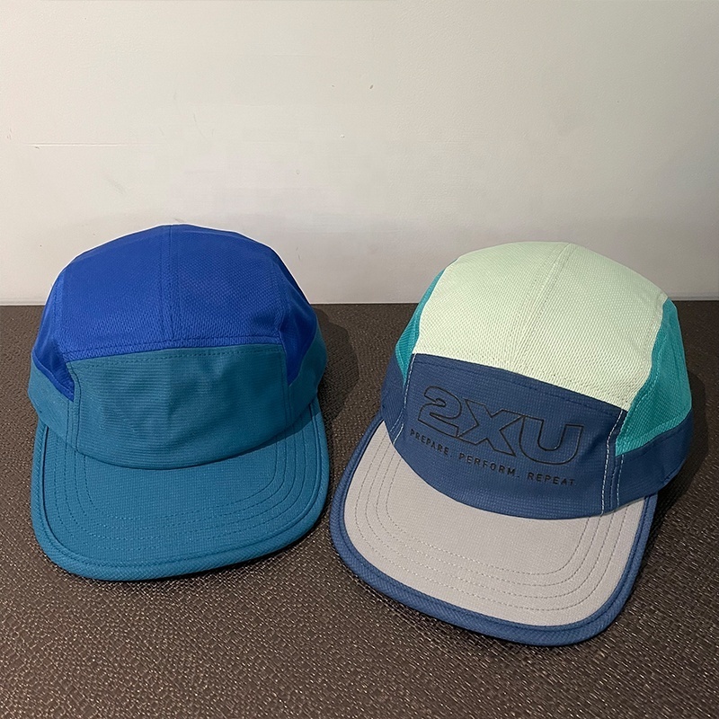 Custom Logo Outdoor Blank Nylon Snapback 5 Panel Camp Caps Hat Hiking Face Neck Cover Cap