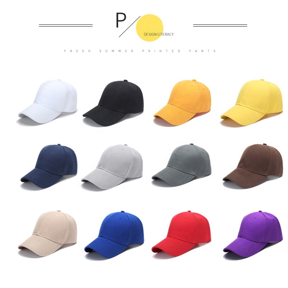 Adjustable Unisex Men Polyester Plain Sport Caps 15 Days Custom 6 Panel Blank Baseball Cap