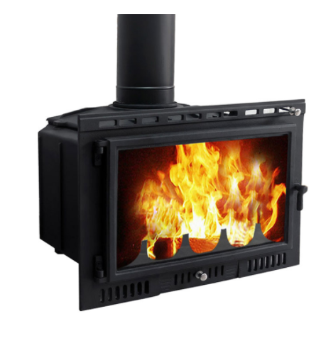 High Quality Heating Real Fire Cast Iron Fireplace Wood Burning Indoor Stove