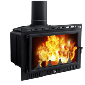 High Quality Heating Real Fire Cast Iron Fireplace Wood Burning Indoor Stove