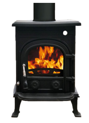 Large Cast Iron Stoves Real Fire Good Efficiency Indoor Wood Burning Stove