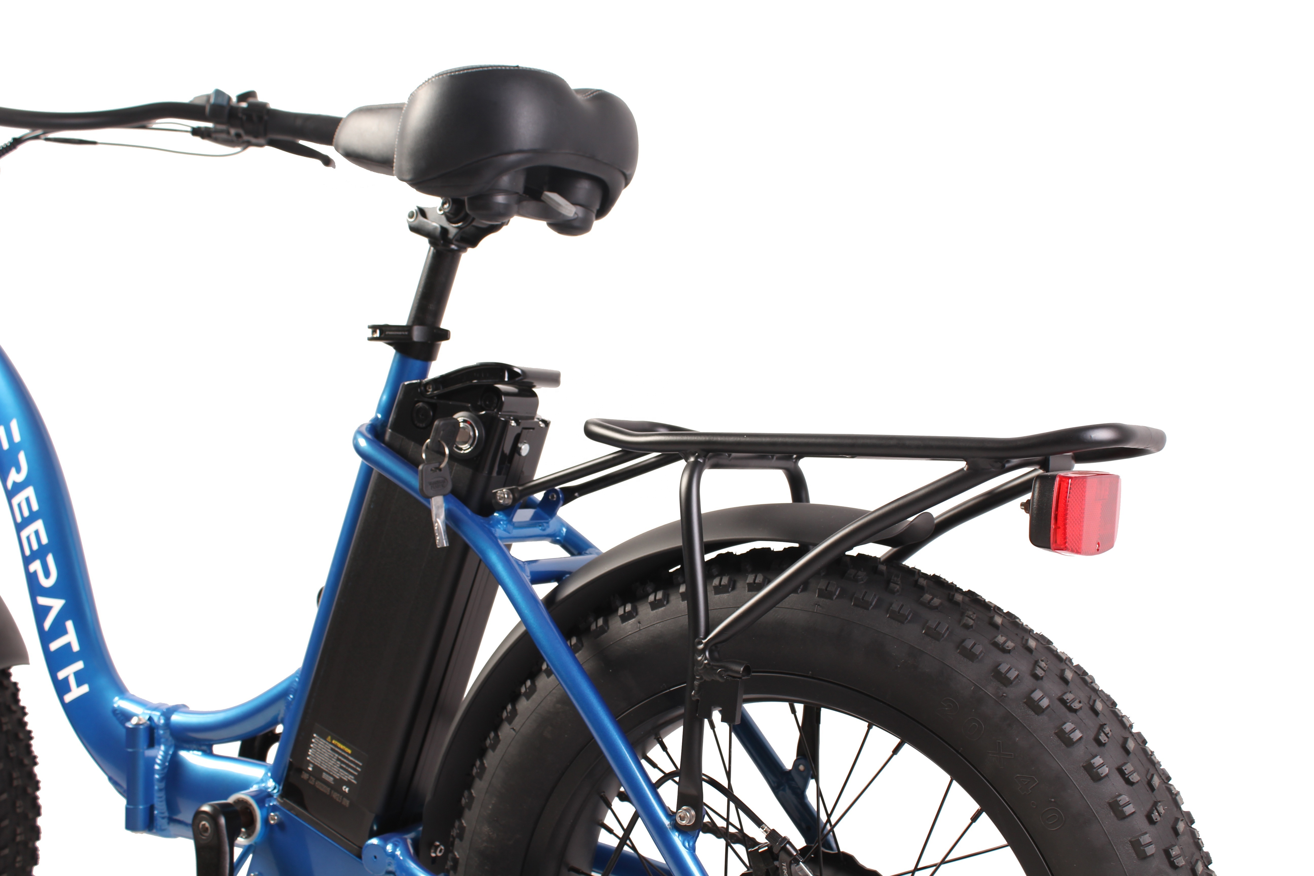 US warehouse ready to ship 20'' folding fat tire electric bike beach cruiser E bike for sale