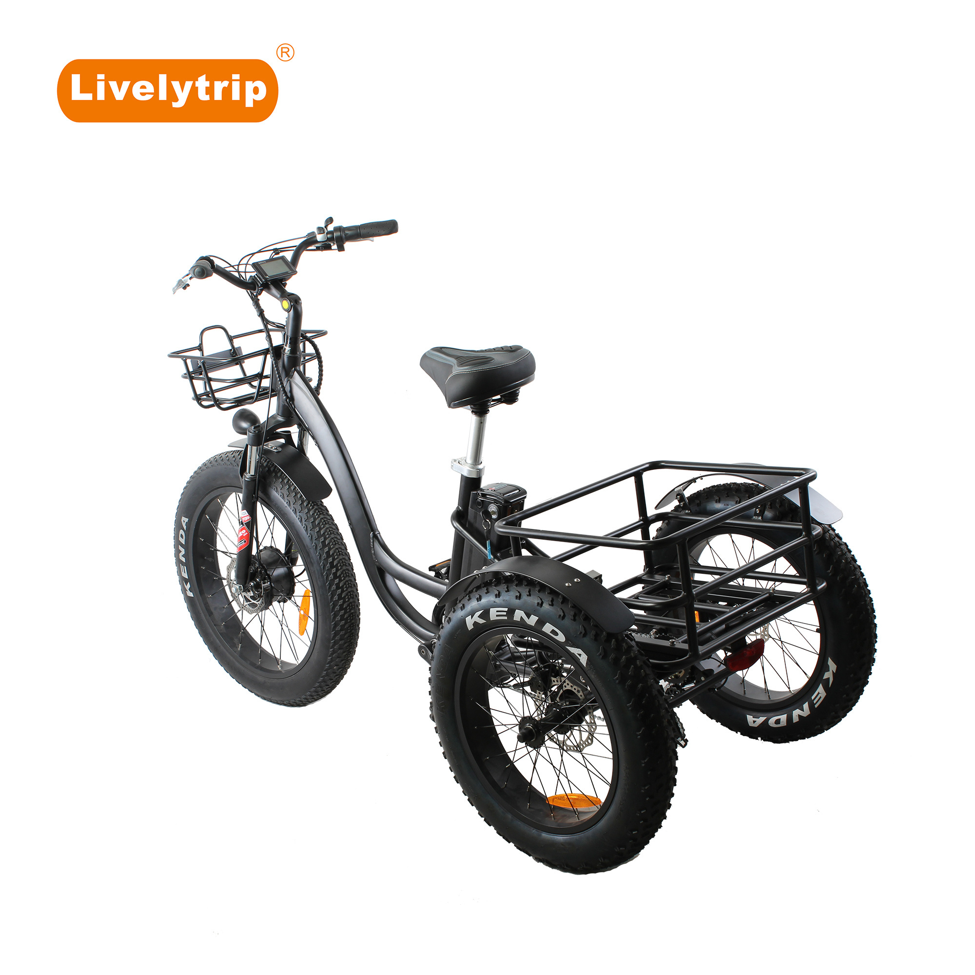 Bafang front hub motor loading electric three wheel bicycle/electric pedicab