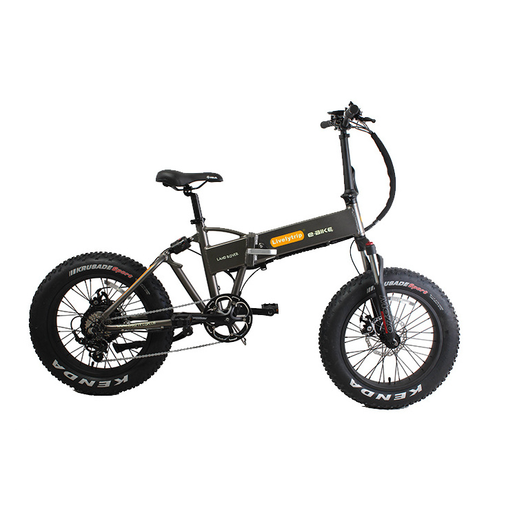 Dropshipping European Warehouse Fatbike 250w/500W/750w Electric Bicycle Fat Tire Folding Electric Bike