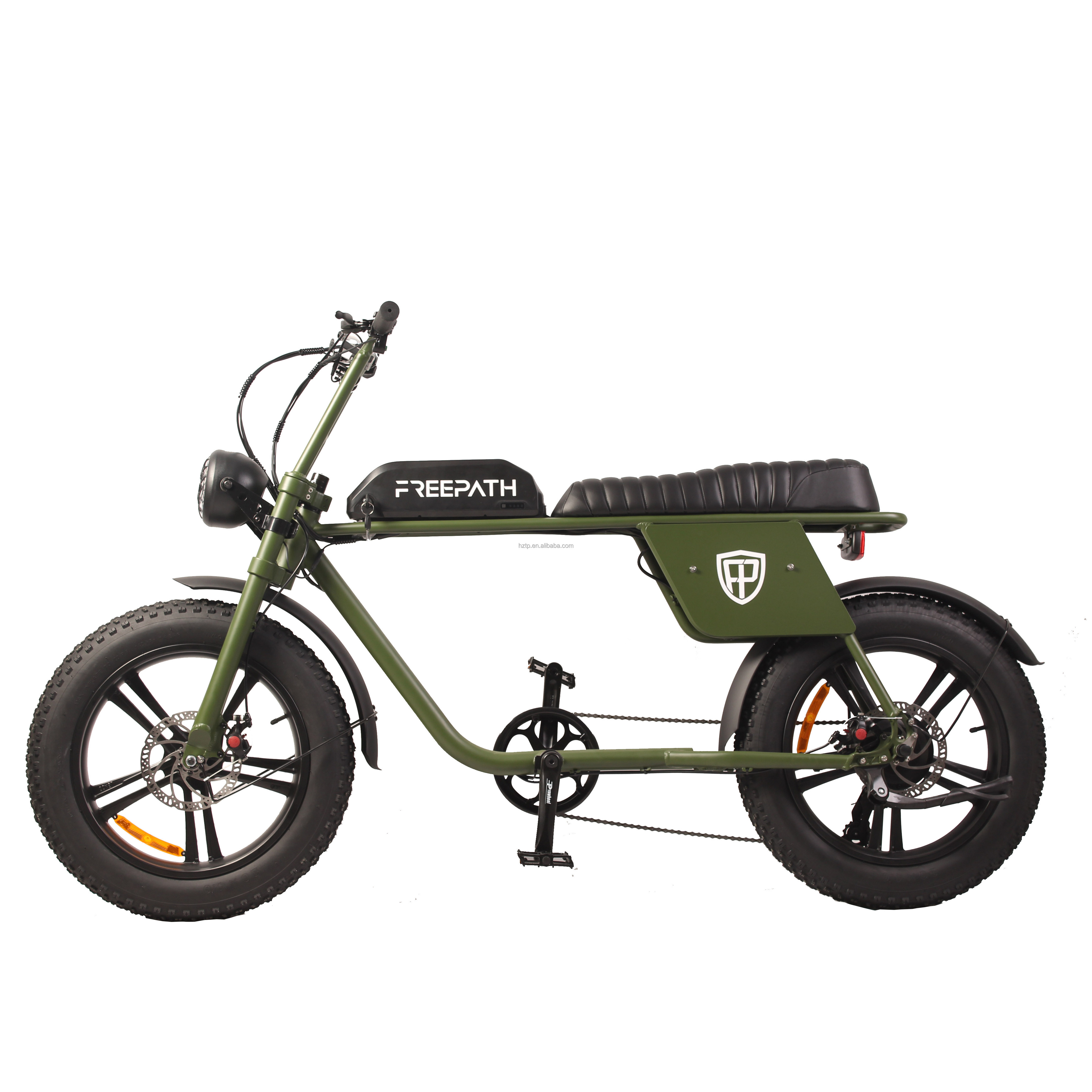 Wholesale electric fat bike super power 73 model 750W beach cruiser with banana two seats