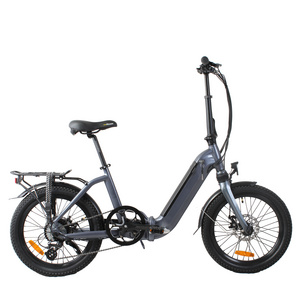 New model step thru alu alloy frame electric fat bike 20'' folding electric urban bike for sale