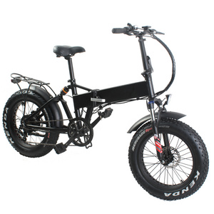 Dropshipping European Warehouse Fatbike 250w/500W/750w Electric Bicycle Fat Tire Folding Electric Bike