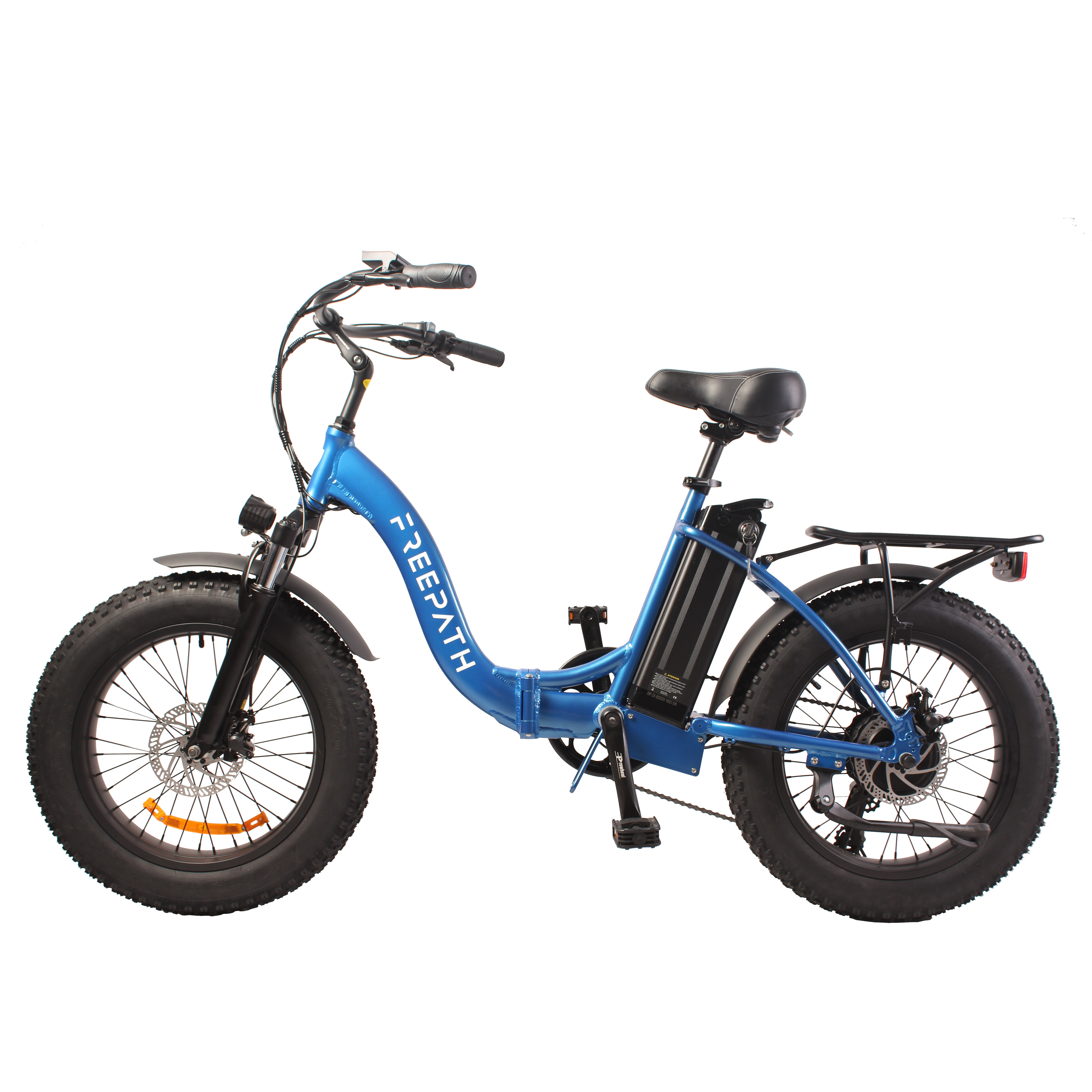 US warehouse ready to ship 20'' folding fat tire electric bike beach cruiser E bike for sale