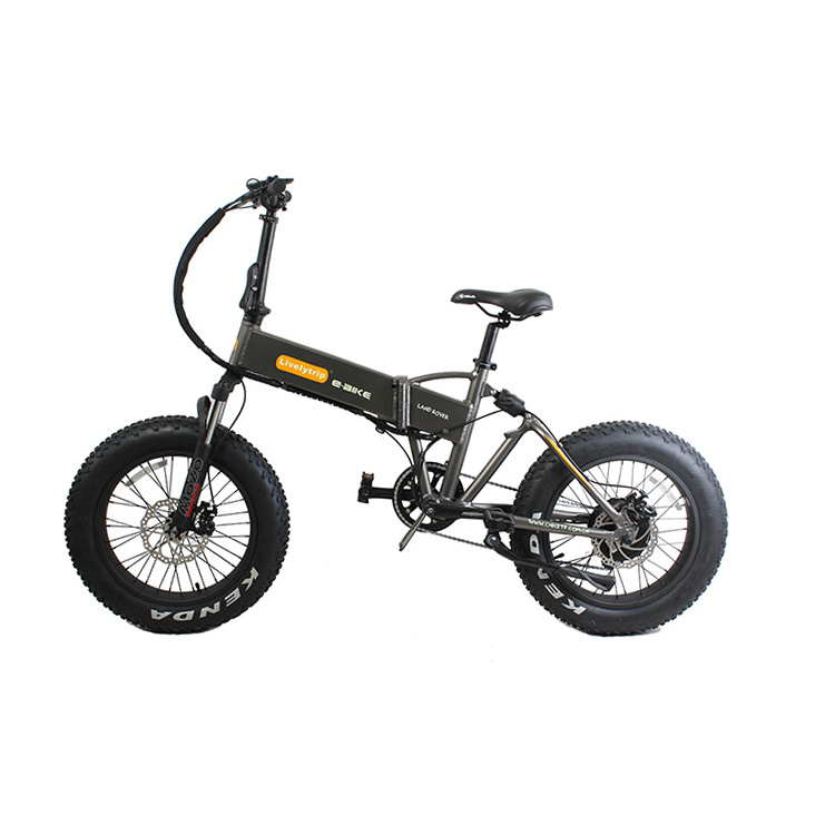 Dropshipping European Warehouse Fatbike 250w/500W/750w Electric Bicycle Fat Tire Folding Electric Bike