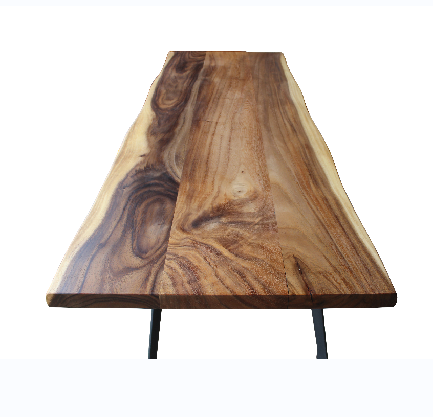 Modern kitchen countertop natural wood table top live edge dining tables walnuts wood slab table