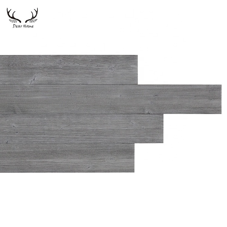 Grey High End Indoor Wall Decor Wooden Stick On Wall Plank Reclaimed Wood Peel And Stick