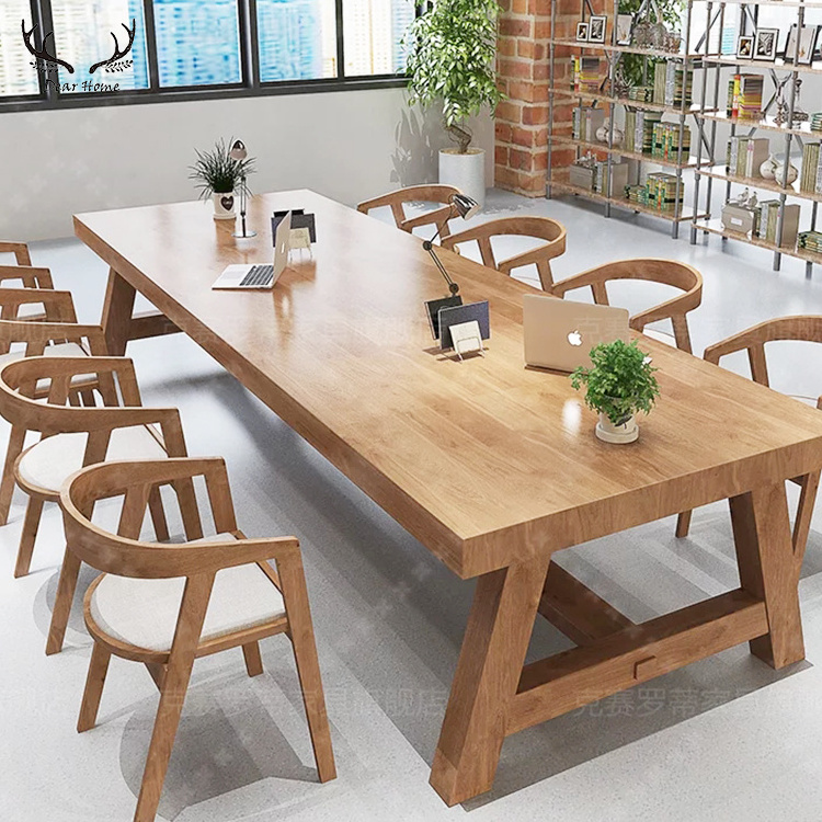 luxury solid wood dining table with 8 chairs