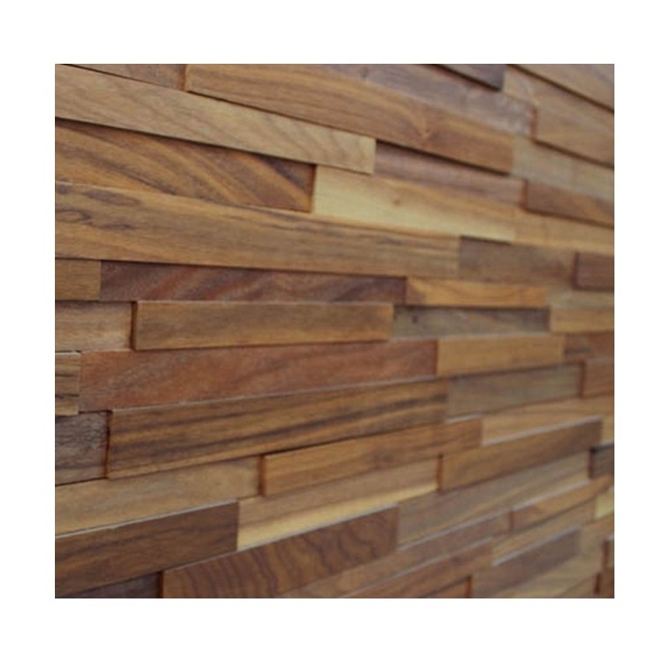 Nature material bedroom decor interior wall panel solid wood decor 3d wood panels wall