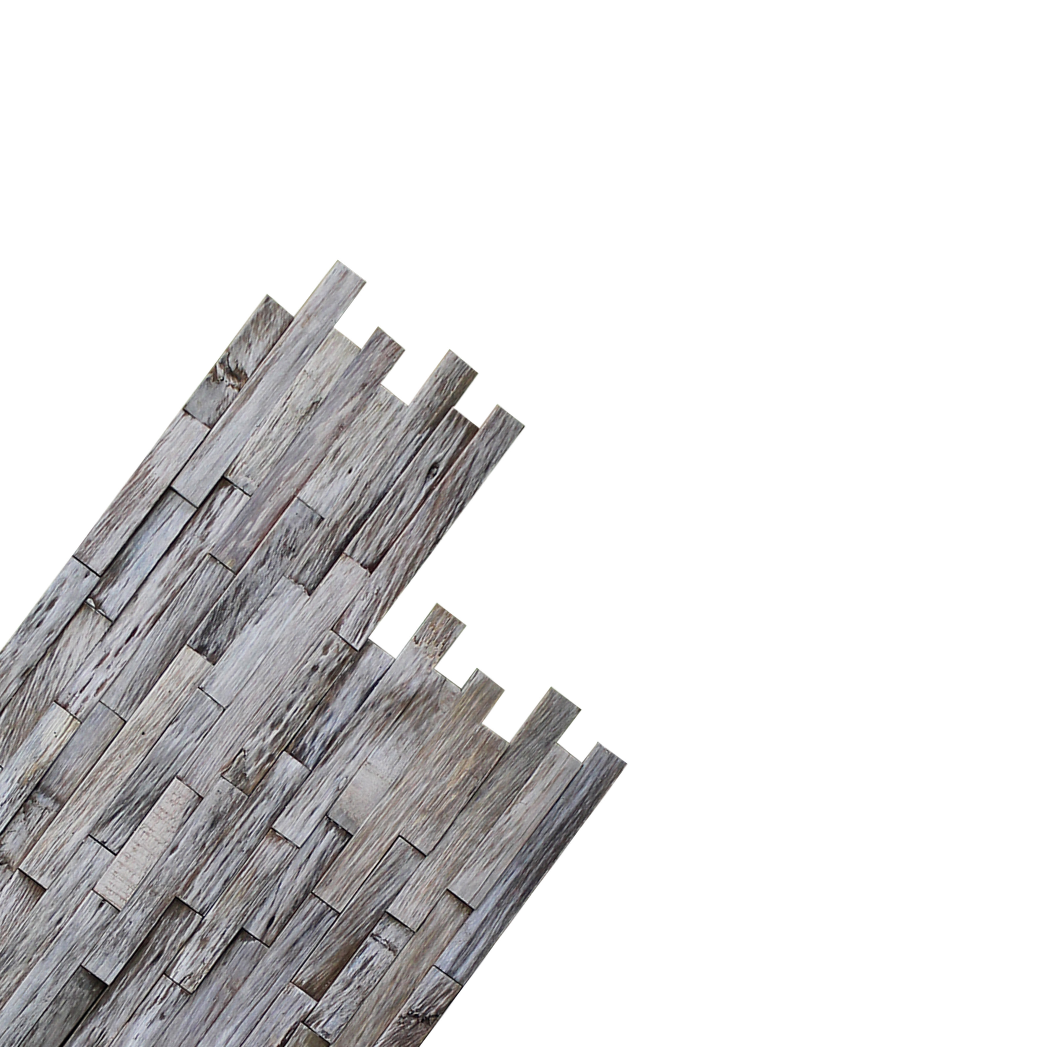 Classic 3d wall panel decorative reclaimed wood effect planks grey wood wall paneling for walls