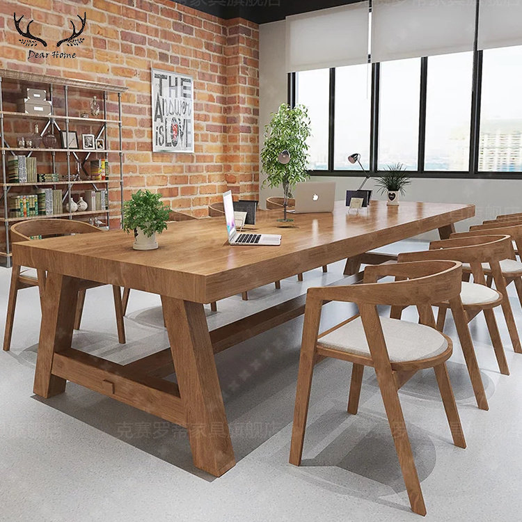 luxury solid wood dining table with 8 chairs