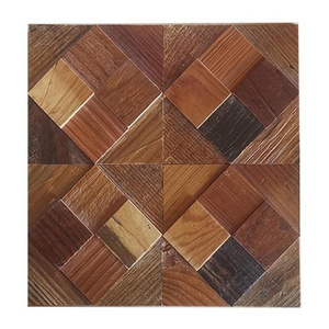 Hotel Indoor Wood Paneling Living Room Decorative Reclaimed Wood Wall Panel