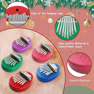 8 Key Mini Kalimba exquisite Finger Thumb Piano Marimba Musical good accessory Pendant Gift