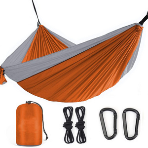 Factory Direct can customize nylon double camping hammock portable parachute hammock