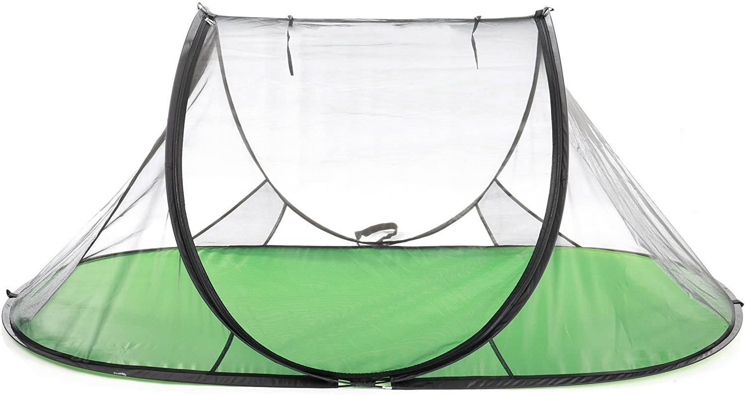 Portable outdoor quick-opening breathable mesh anti-mosquito folding automatic camping tent