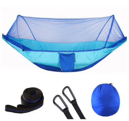 High quality Nylon mosquito proof hammock swing foldable hanging camping hammock