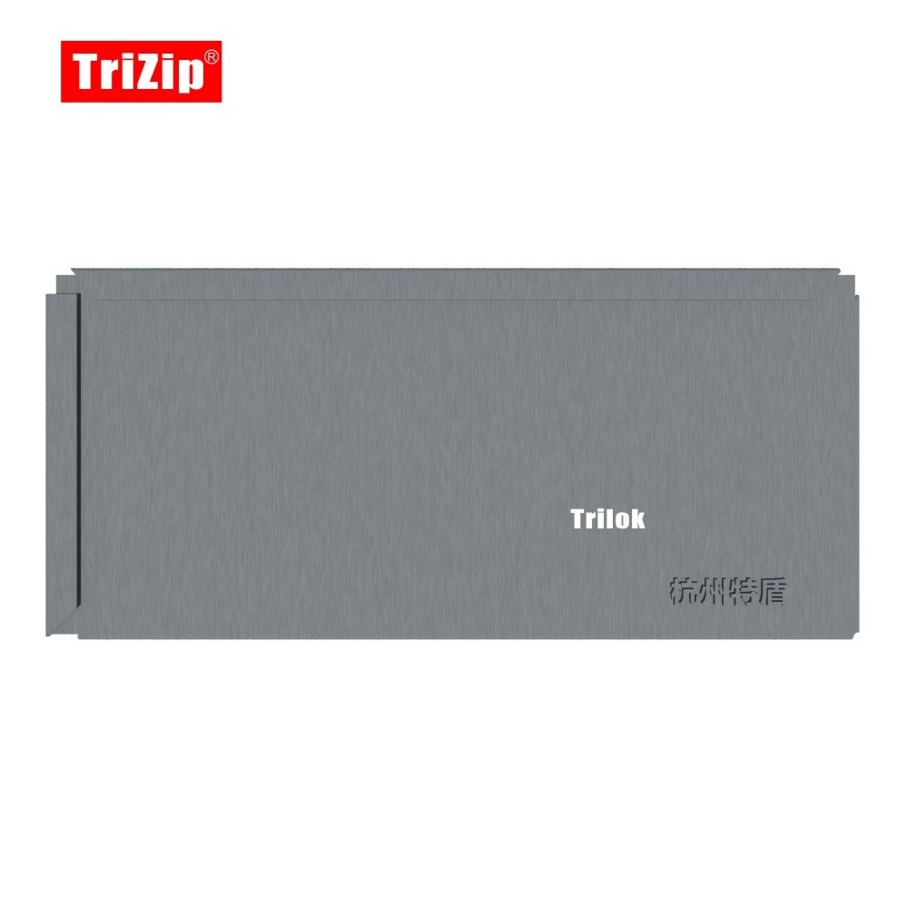 Trilok RHEINZINK Titanium Zinc  Interlocking Roofing, Wall Cladding, FaCade Rectangle Shingle Tile (TD216)