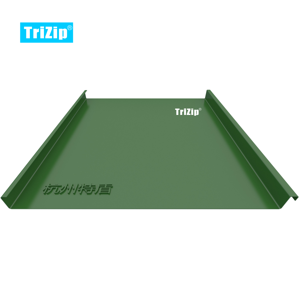 Triseam Metal Double Lock Standing Seam Roofing/Facade System - Resort (TD092)