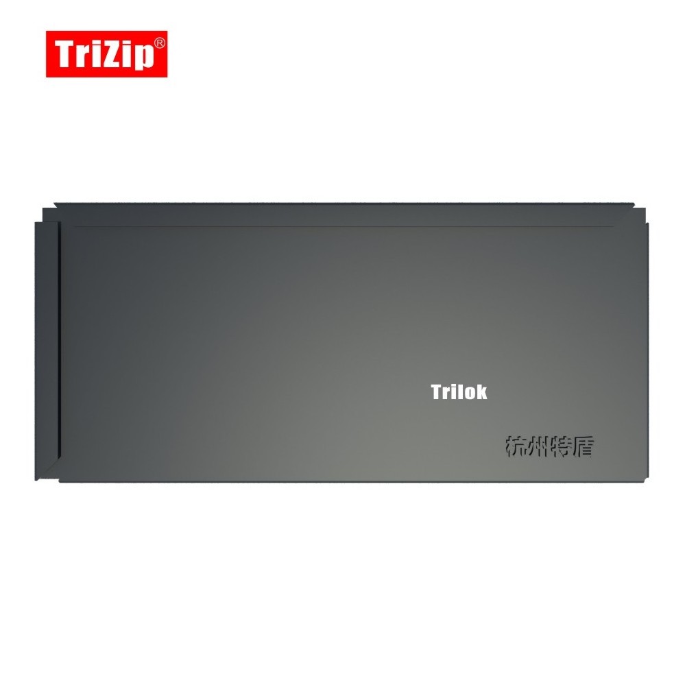 Trilok RHEINZINK Titanium Zinc  Interlocking Roofing, Wall Cladding, FaCade Rectangle Shingle Tile (TD216)