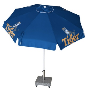 8 Feet Tiger Beer Outdoor Promotional Crank Umbrella Parasol Custom Patio Umbrellas Garden Umbrella