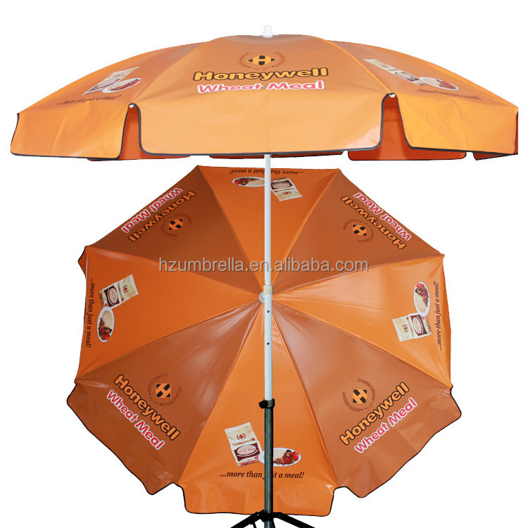 200cm PVC vinyl parasol, vinyl beach umbrella, vinyl outdoor umbrella