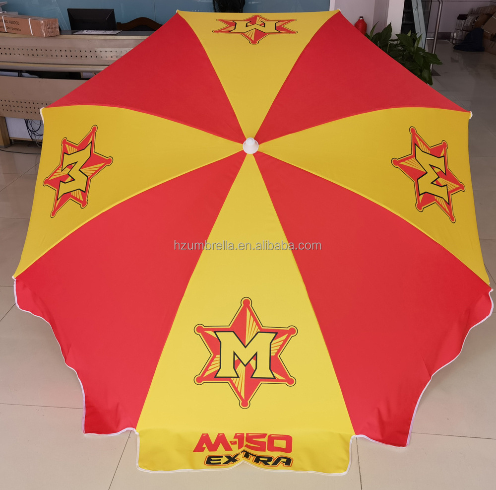 200cm PVC vinyl parasol, vinyl beach umbrella, vinyl outdoor umbrella