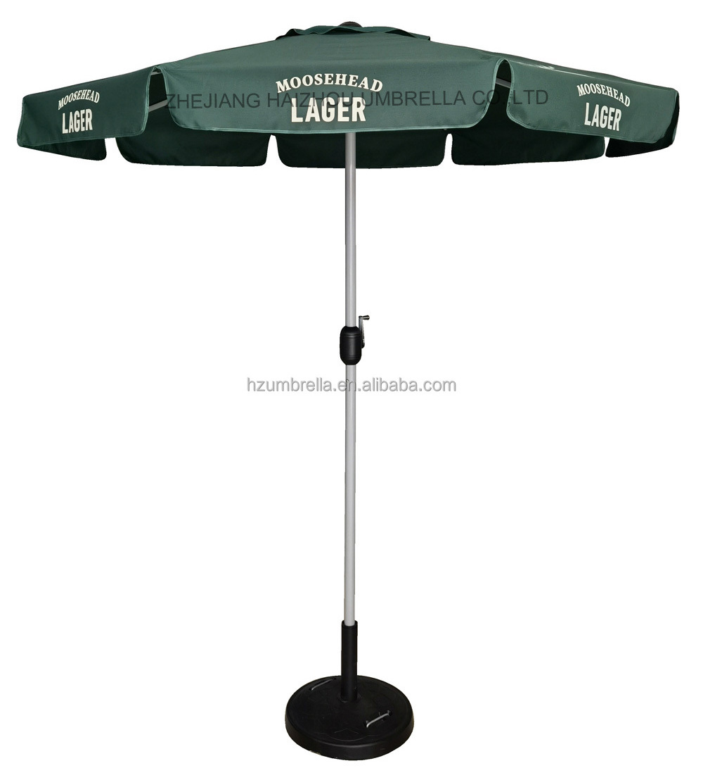 Tilt Beach Umbrella Parasol for Promotion Tilt Mechanism for Patio Nestle Umbrella