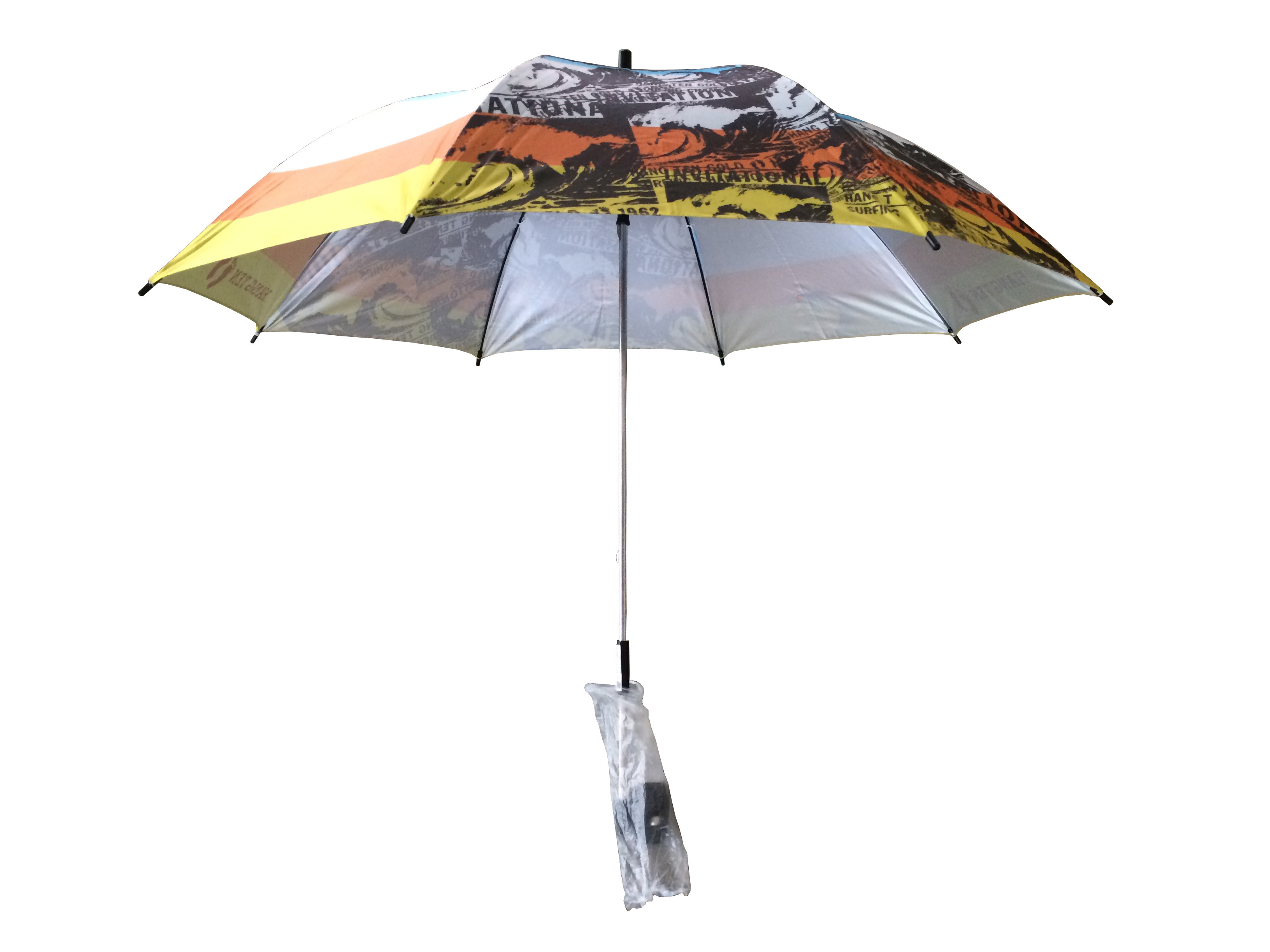 sun protection umbrella with clamp for chair and baby stroller