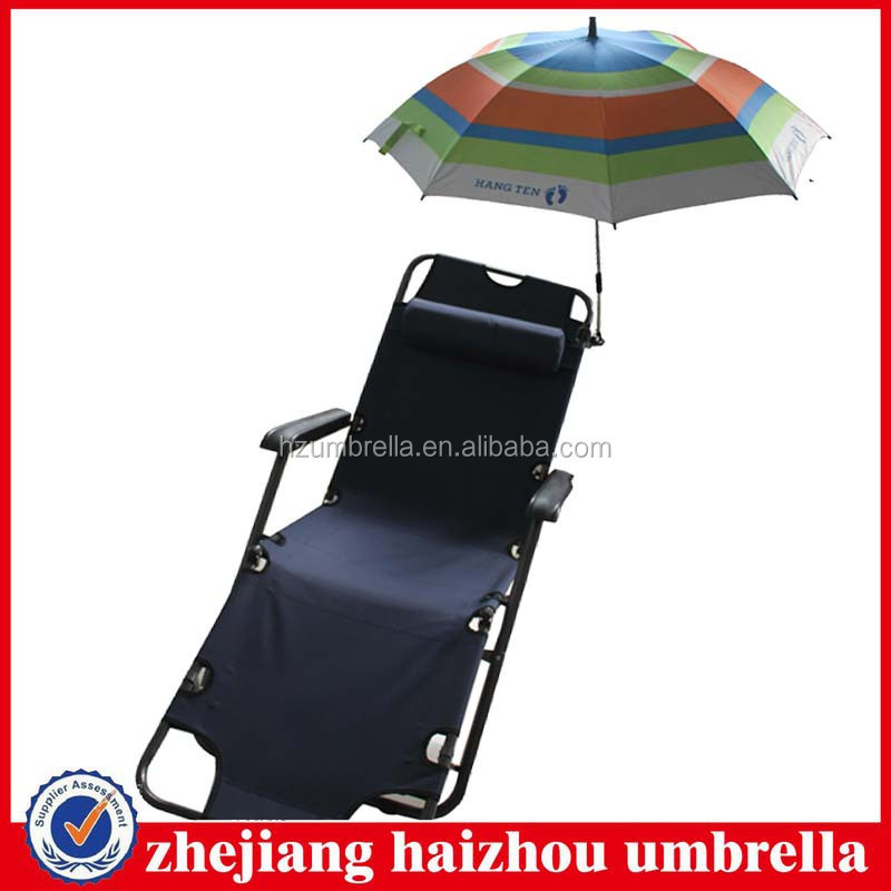 sun protection umbrella with clamp for chair and baby stroller