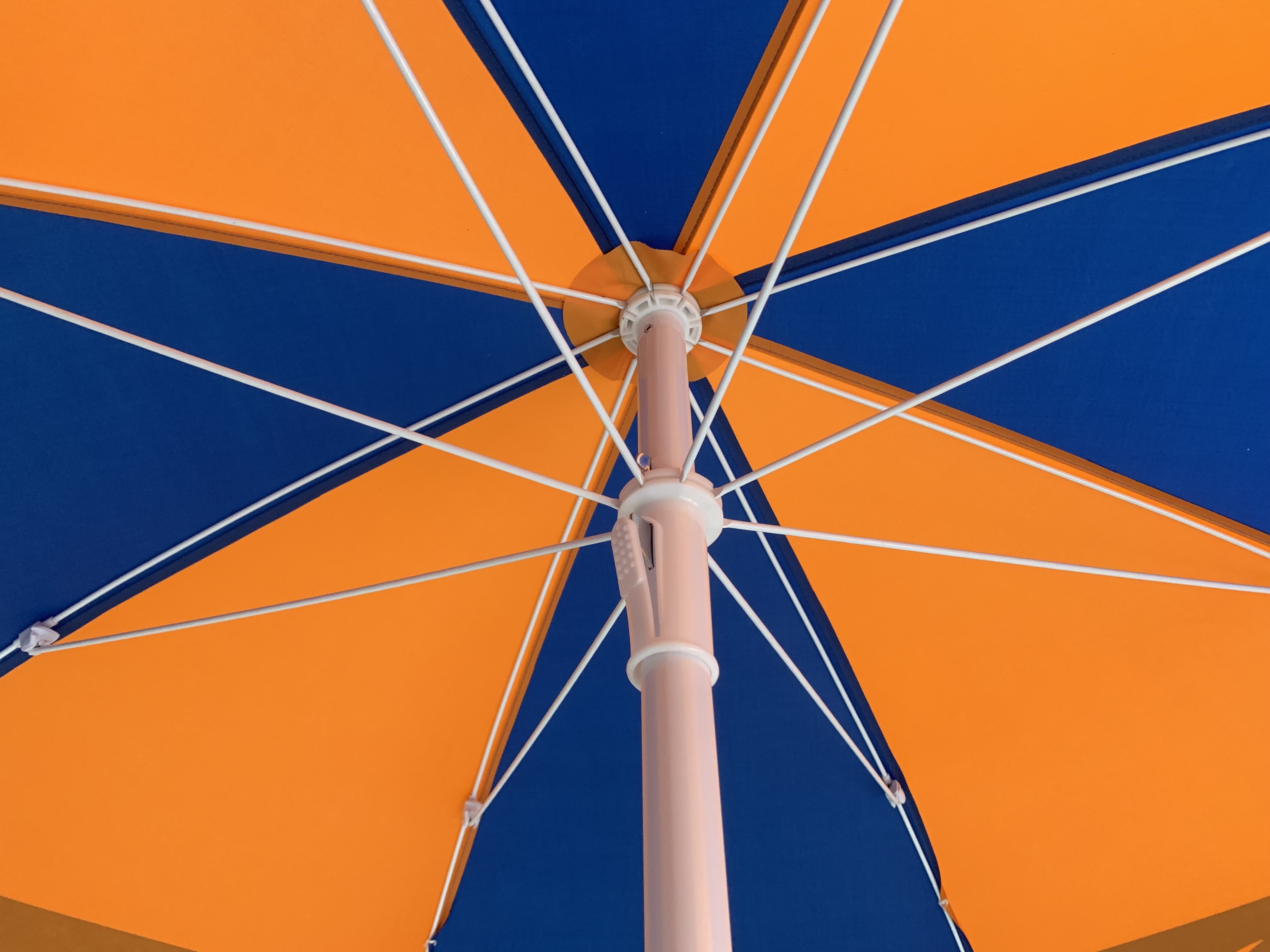 Moov Africa promotional beach umbrella parasol