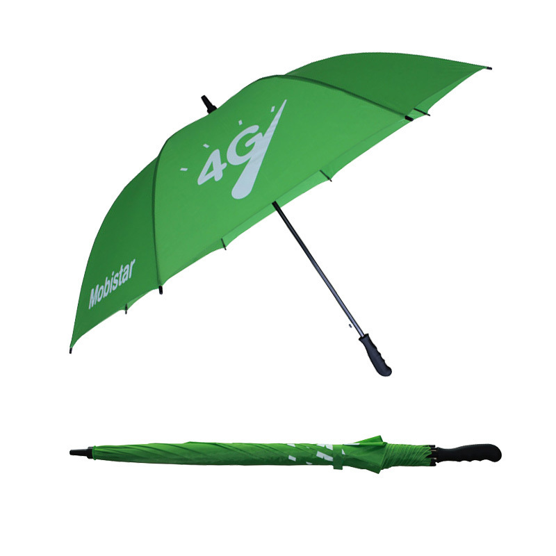 4G Advertising Golf Fiberglass Umbrella For Telecom