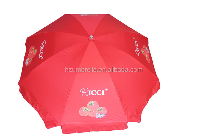 coca outdoor pink promotion beach umbrella