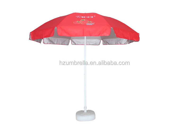 coca outdoor pink promotion beach umbrella