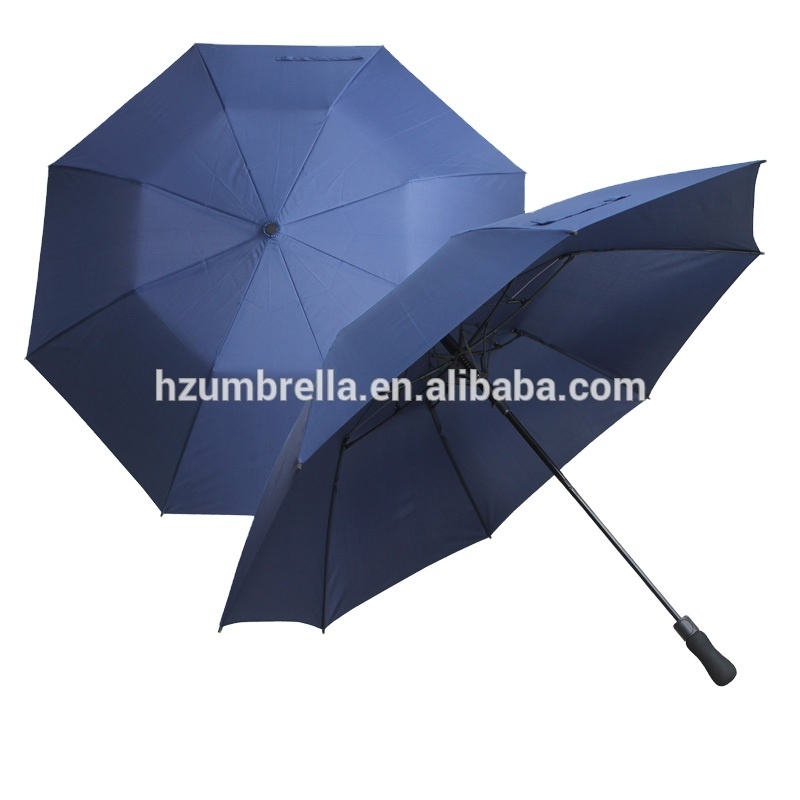 high quality auto open and close 2 folding windproof two folded umbrella