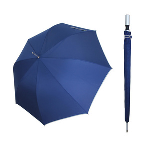 30 inch classical automatic open straight navy blue golf umbrella