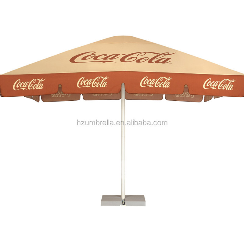 4x4m Market Patio Umbrella Garden Sun Umbrella with Tilt Uv Resistant Umbrellas Parasol