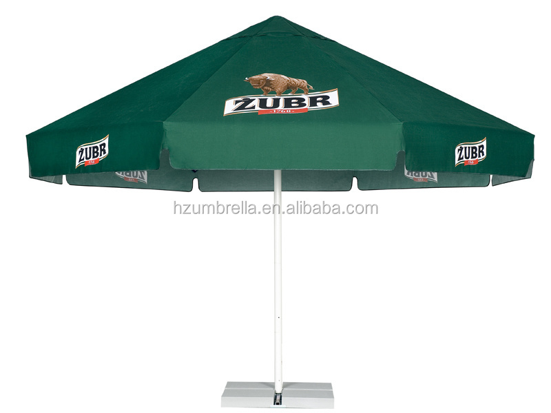 2.5X2.5M Umbrella Aluminium Frame Square Spring Market Umbrella Custom Logo Printing Beach Umbrella