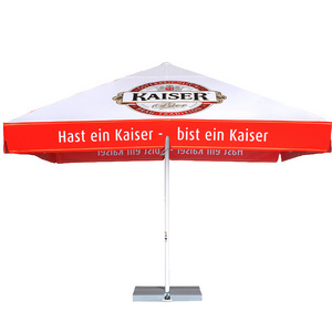 Big size  garden patio beer brand umbrella 3x3m 4x4m, 2x2m