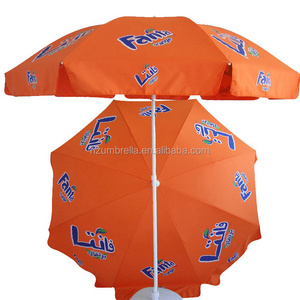 Radius 100cmx8panels Fanta Advertising Beach Umbrella Promotional Umbrella