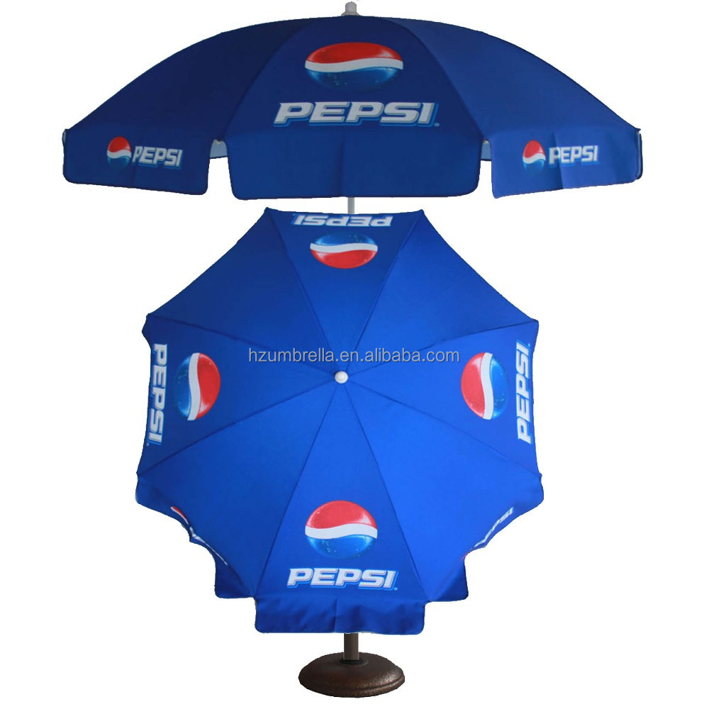 2024 P E P S I screen printing promotional beach umbrella