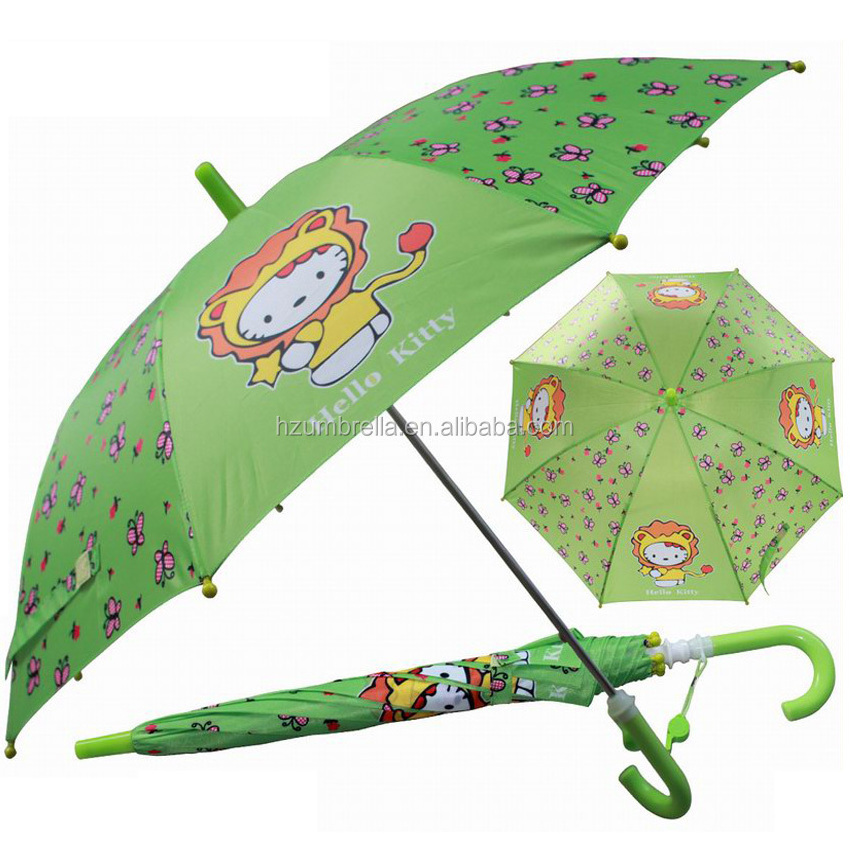 45cm cartoon animal kids/Child umbrella, green umbrella